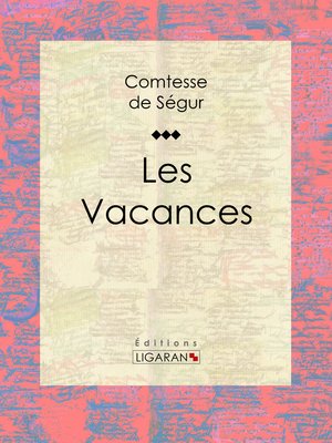 cover image of Les Vacances